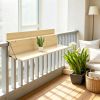 Hanging Balcony Table Foldable Railing Bar, Fits up to 3.9 Inches, Space-Saving