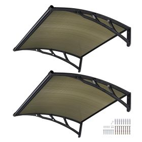 2 Pack 40x40 INCH Window Awning