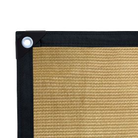 90% 3ft*10ft Beige soft light sunshade fence, courtyard balcony, privacy shade curtain