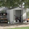 Steel Storage Shed Garden Tool house 7' x 4' White-AS ( Amazon Shipping)Prohibited by WalMart