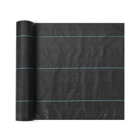 13FTx60FT Premium Heavy Duty Weed Barrier Landscape Fabric, 5OZ Woven Geotextile Fabric Under Gravel, High Permeability for Weed Blocker Weed Mat