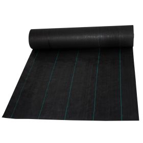 Weed Barrier, 5.8oz Landscape Fabric, 3ft x 300ft Cover Mat Heavy Duty Woven Grass Control Geotextile for Garden, Patio, Black