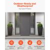 Set of 2 Tall Outdoor Planters 22inch, Large Planters For Outdoor Indoor Plants
