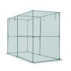 Crop Cage, 7.8 x 3.9 x 5.9 ft Plant Protection Tent with Zippered Door, Wind-Resistant Tall Crop Cage, Easy to Install, Outdoor Raised Bed Cover