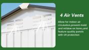 8X6 FT Metal Outdoor Garden Storage Shed, Tool Shed with Pitched Roof Waterproof with One Window and Two Lockable Door