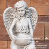 31.3"  Tall Magnesium Oxide Sculpture Lifelike Angel Design for Garden and Home Dcor