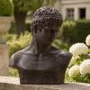 Vintage Magnesium Oxide Garden Sculpture, Unique Outdoor Decorative Statue