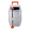 Retractable Garden Hose Reel, 1/2 Inch x 65 ft Wall Mounted Hose Reel, Heavy Duty Garden Hose Reel with 9 Patterns Nozzle, Any Length Lock