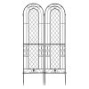 2 Pack 16" x 61" Rustproof Iron Garden Trellis