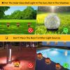 Solar Globe Lights Outdoor Waterproof - Cracked Glass Ball Lights for Garden, Patio, Yard, Lawn and Backyard - Decorative Orbs for Outside