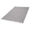 LOOM & LUXE Collection 8X10 White /Geometric Indoor/Outdoor Area Rug