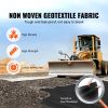Non Woven Geotextile Fabric Under Gravel, 10x100FT 8OZ Driveway Fabric Landscape Fabric, Heavy Duty Weed Barrier Fabric