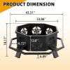 43-inch outdoor fire pit