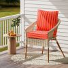 Deep Seat Chair Cushion Pads Set with Rope Belts for Indoor and Outdoor